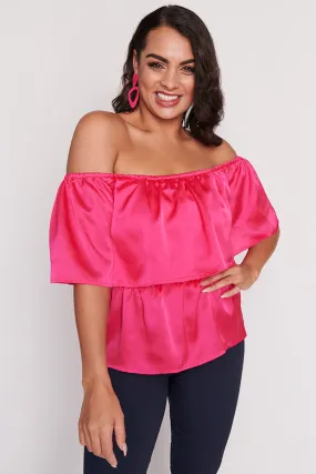 Alivia Strawberry Pink Top