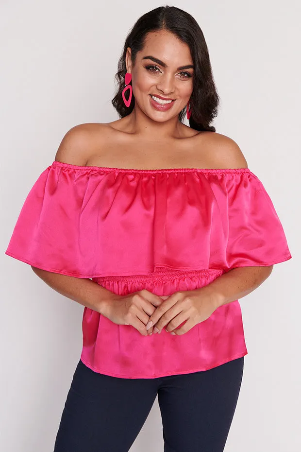 Alivia Strawberry Pink Top