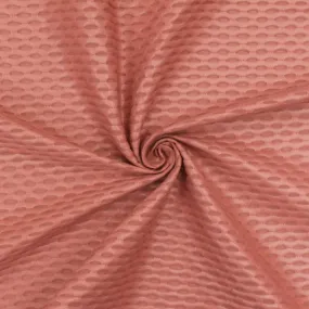 Antique Rose Pink Famous Maker Stretch 3D Mesh Yoga Activewear Fabric