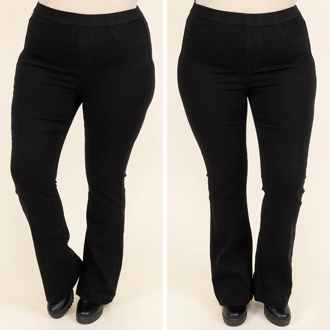 Ashes Settle Down Jeggings, Black