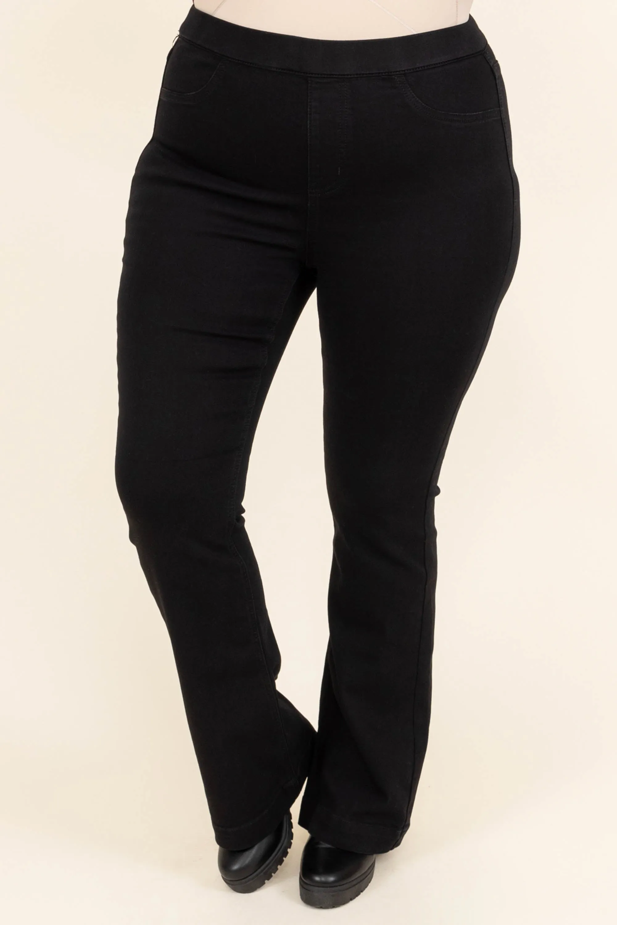 Ashes Settle Down Jeggings, Black