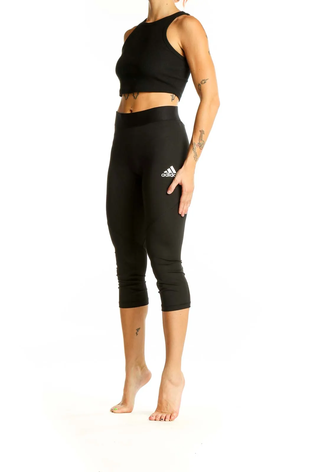 Black Adidas Capri Leggings