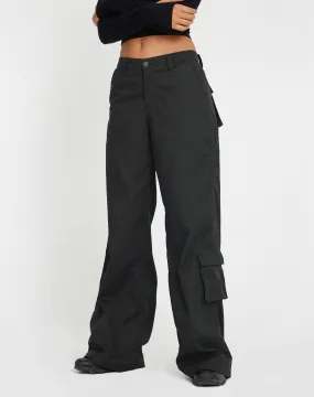 Blair Cargo Trousers in Dark Grey