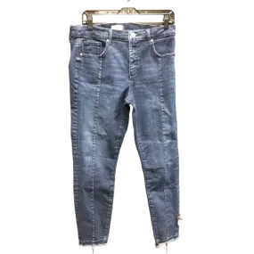 Blue Denim Jeans Skinny Loft, Size 12