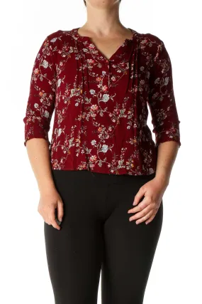 Brown Casual Blouse