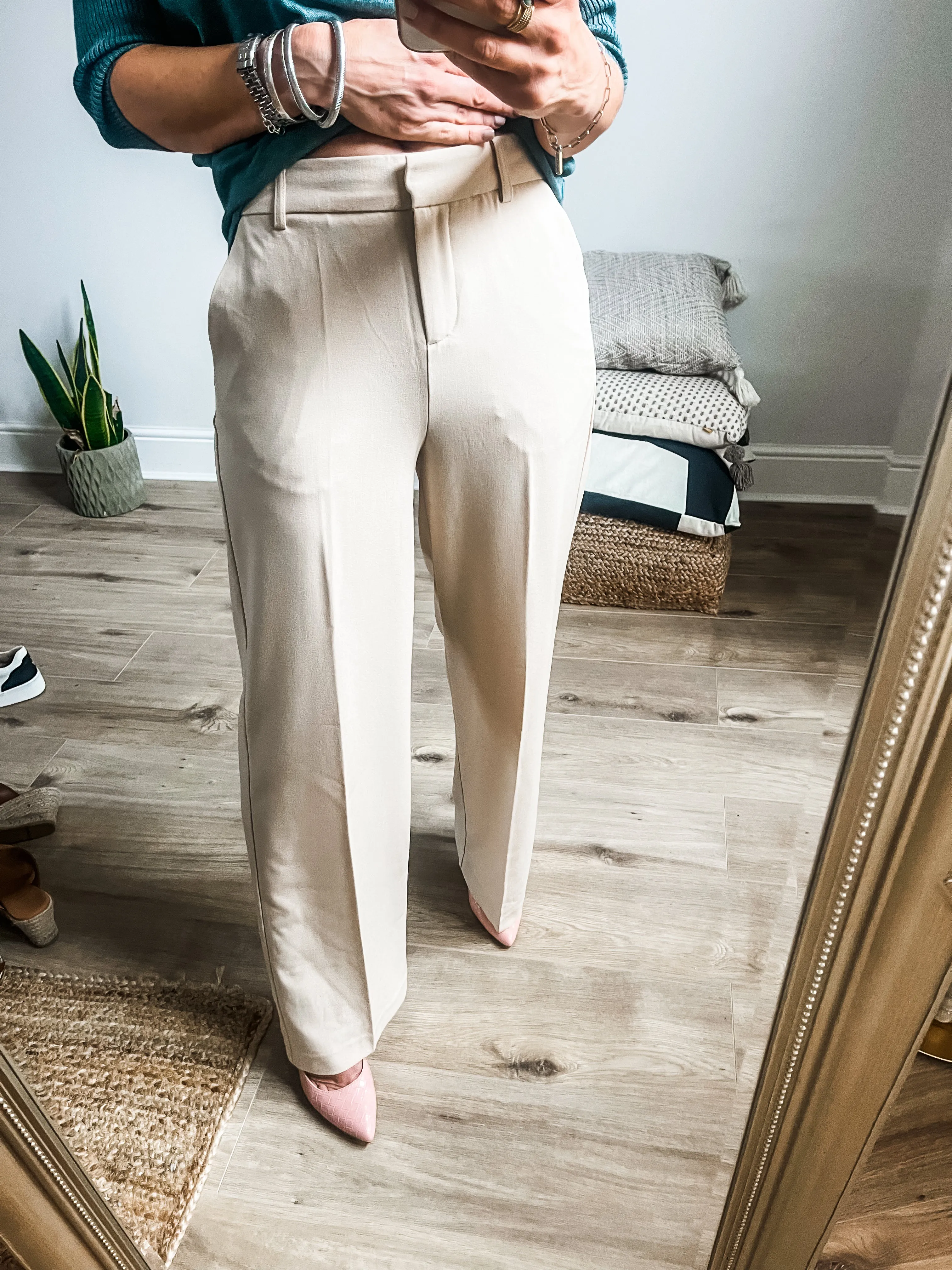 b.young Danta Wide Leg Trousers PREMIUM BRAND