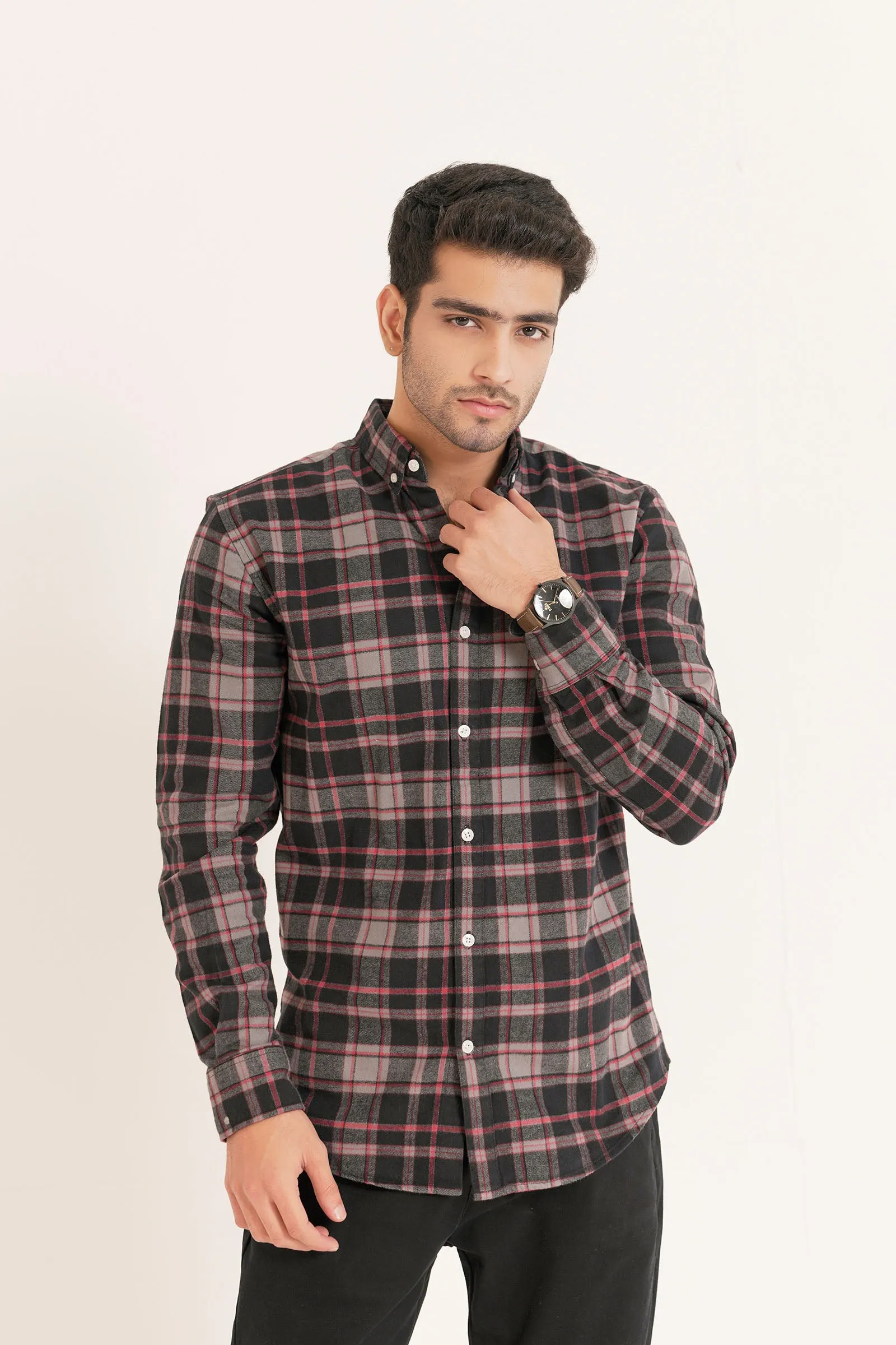 Checkered Flannel Shirt