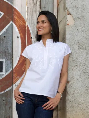 Gianna Blouse in White