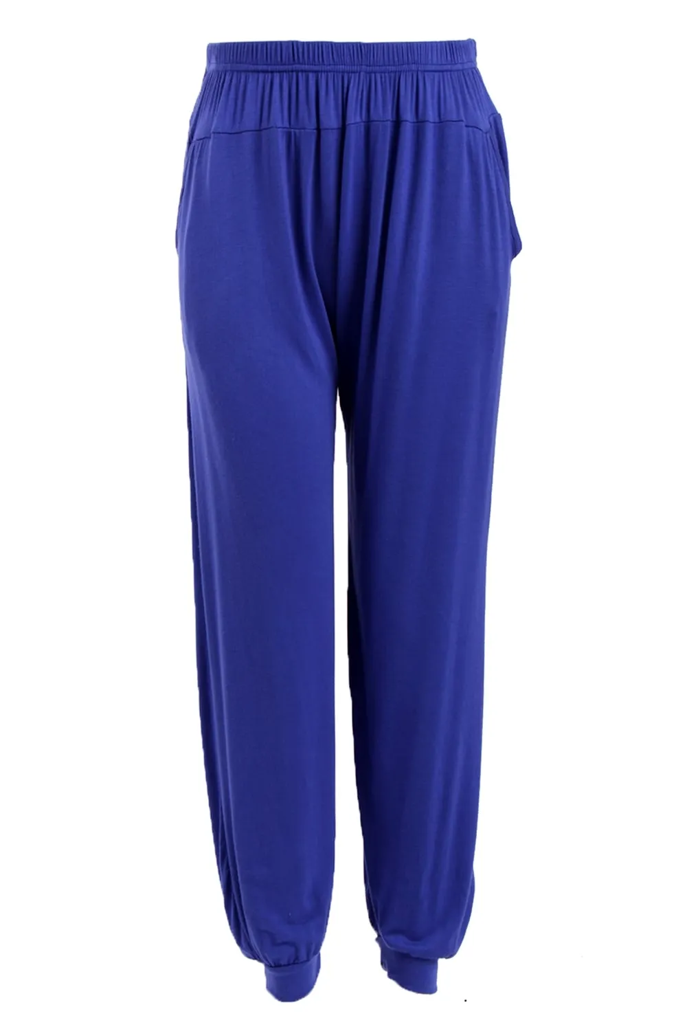 High Waisted Wide Leg Harem Pants with Pockets