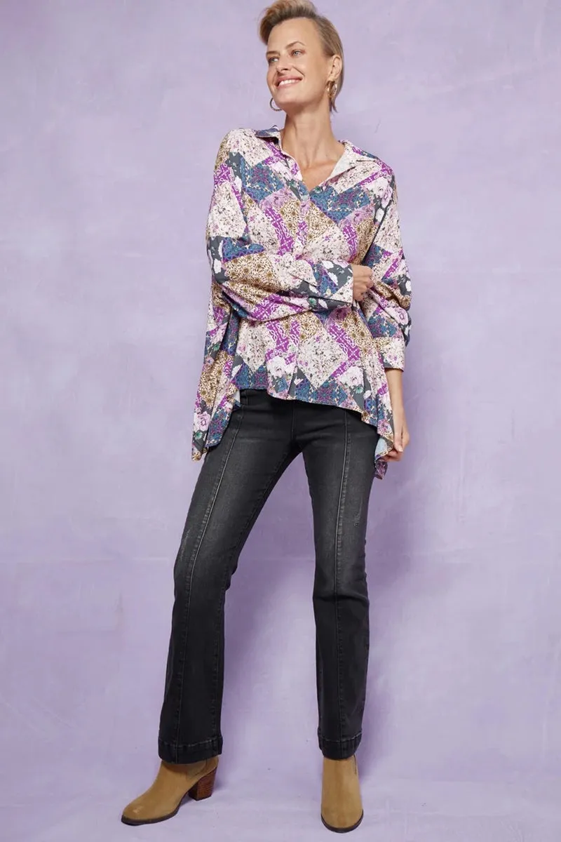 Isle Of Mine - Coppola Shirt - Violet Muse