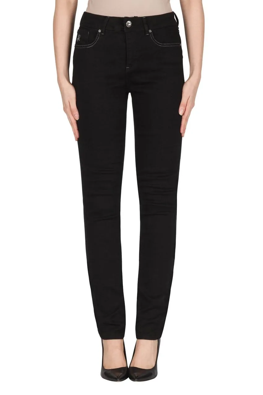 Joseph Ribkoff Black Denim Skinny Jeans