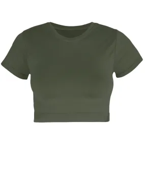 MINDFUL Crop Top | Olive