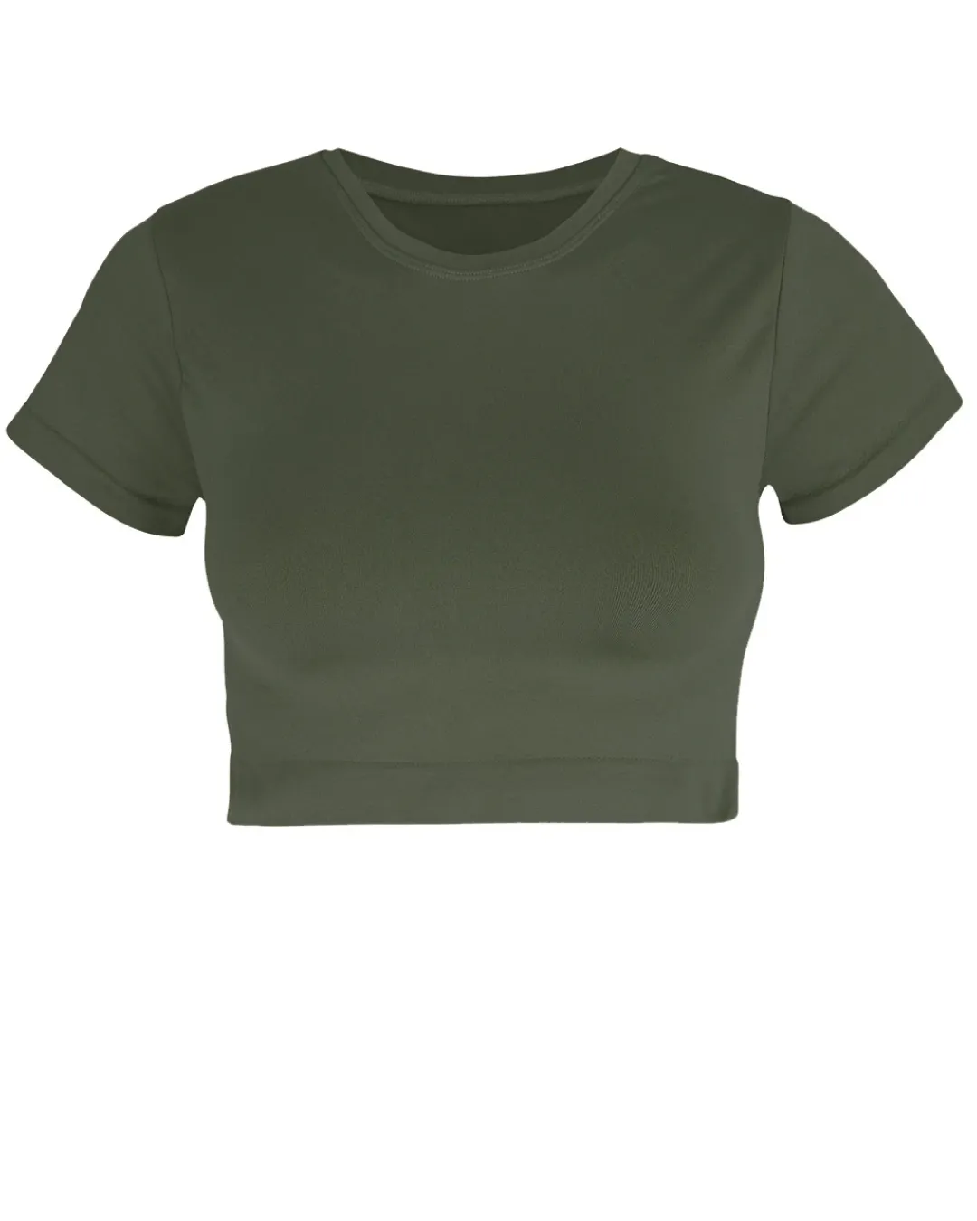 MINDFUL Crop Top | Olive