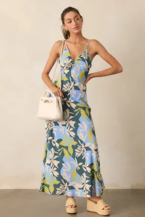 MINKPINK Artistic Garden Green Maxi Dress