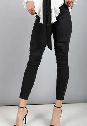 MOTO JEGGING (BLACK)