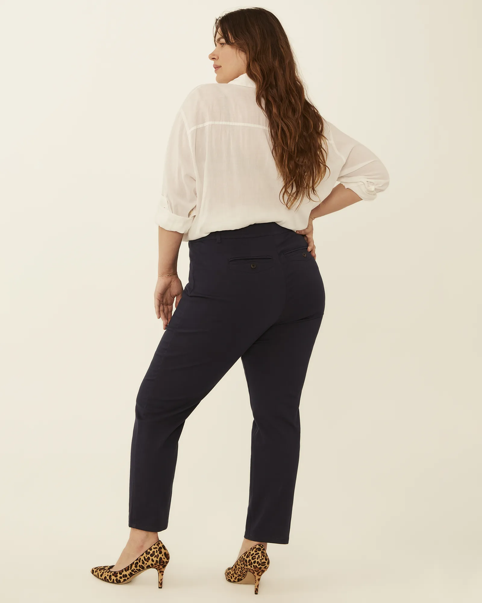 Paris Cropped Pant | Navy