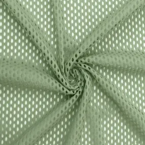 Pastel Green Stretch Famous Maker Mesh Yoga Activewear Knit Fabric