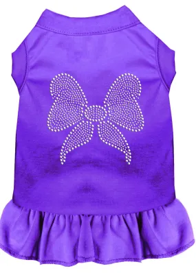 Rhinestone Bow Dress Purple Xxl (18)