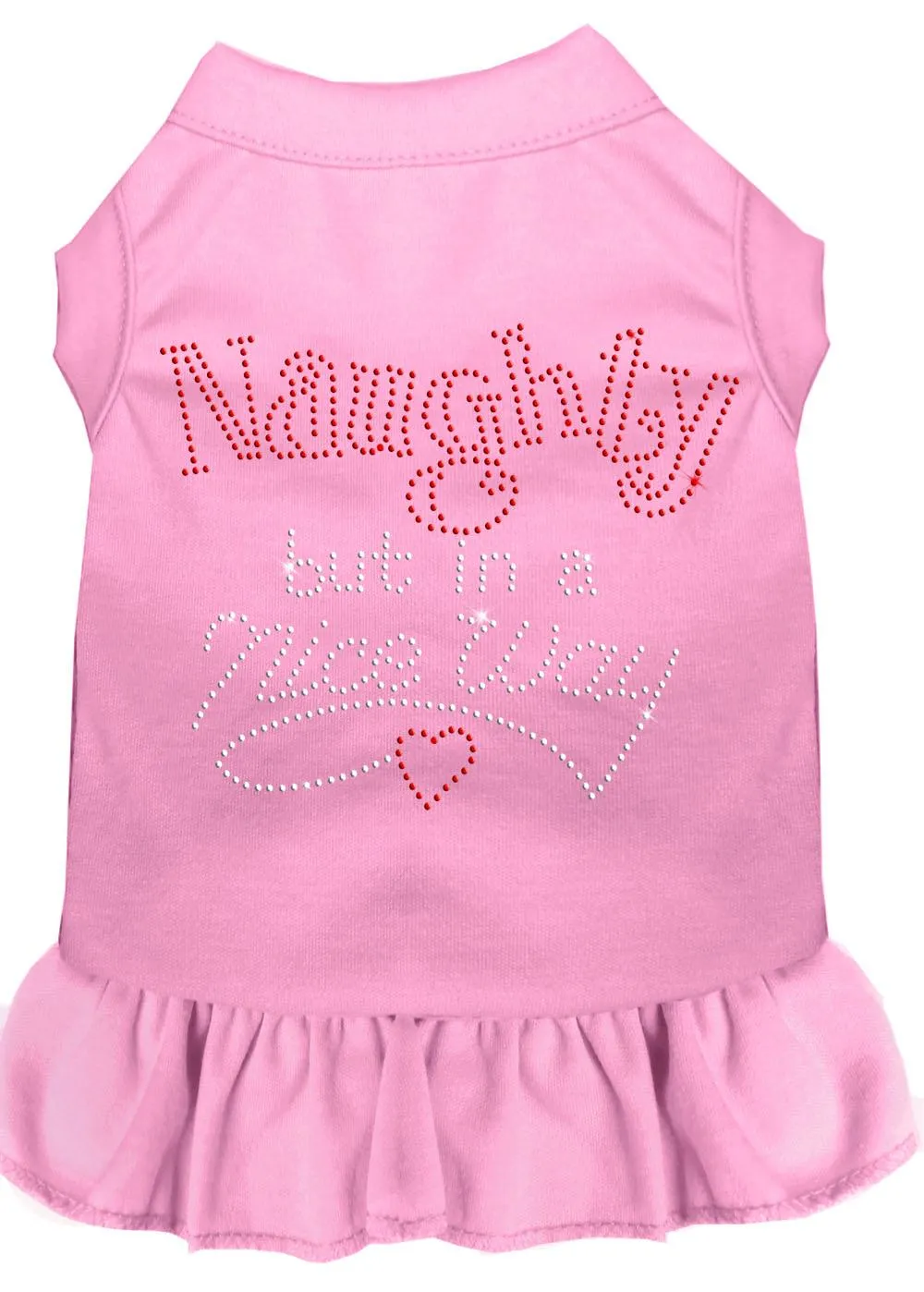 Rhinestone Naughty But In A Nice Way Dress Light Pink Lg (14)