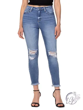 Ruth High-Rise Distressed Skinny by Cello Jeans