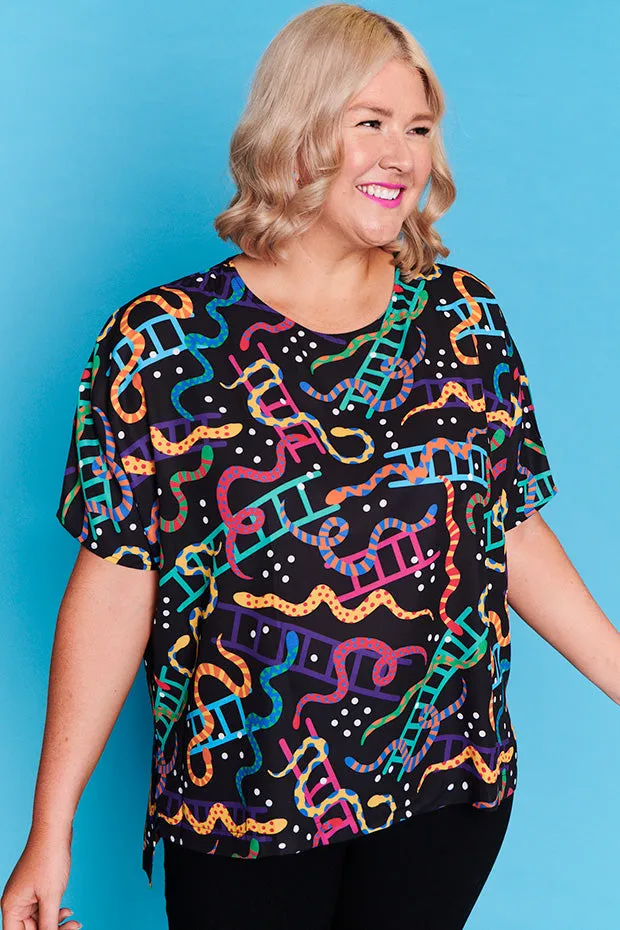 Serena Snakes & Ladders Top