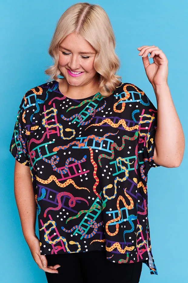 Serena Snakes & Ladders Top