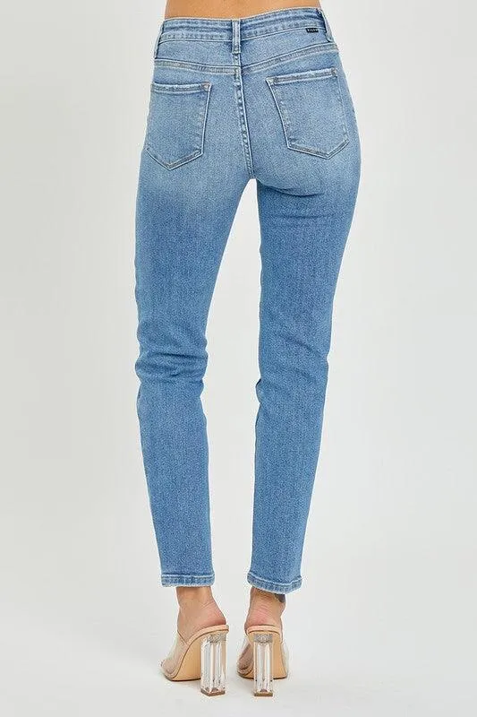 Summer Breeze MID RISE RELAXED SKINNY JEANS