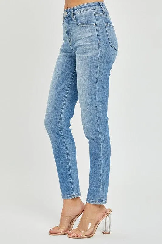 Summer Breeze MID RISE RELAXED SKINNY JEANS