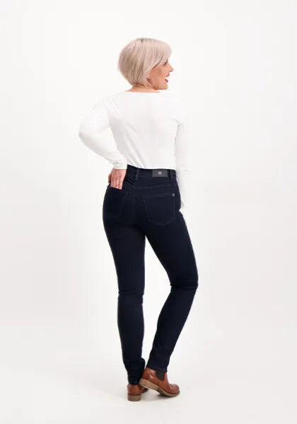 Suzie Strech Skinny Jeans Dark Blue