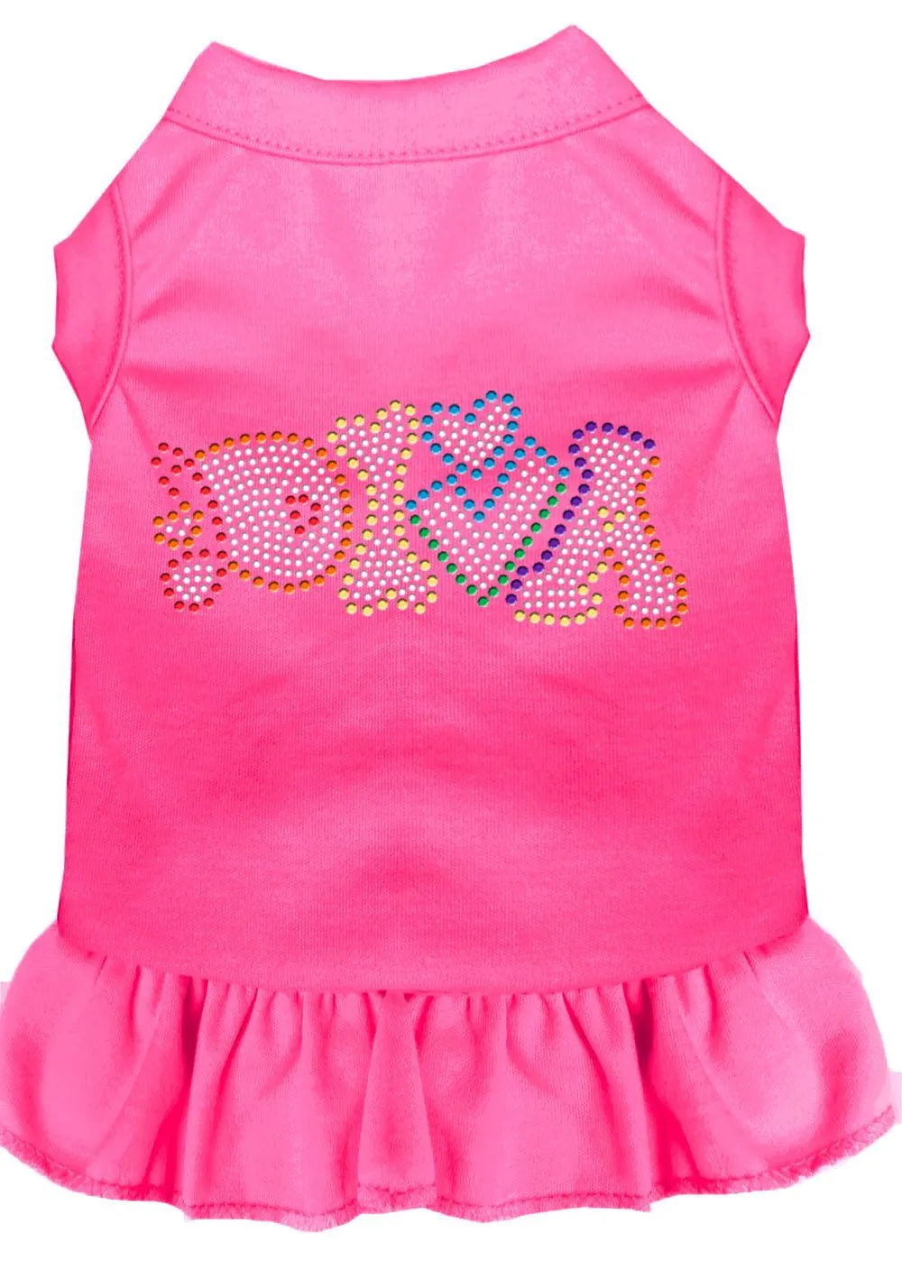 Technicolor Diva Rhinestone Pet Dress Bright Pink Xxxl (20)