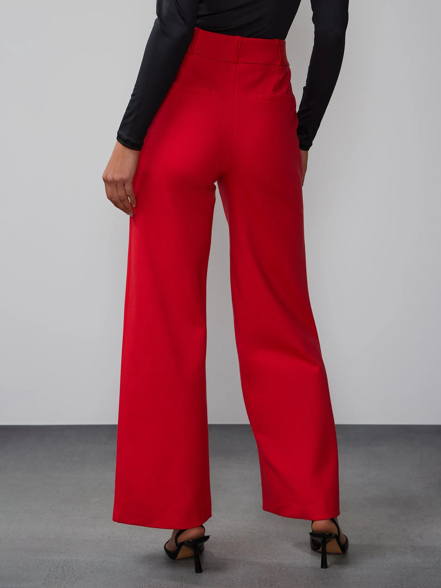 Wide Leg Ponte Pant