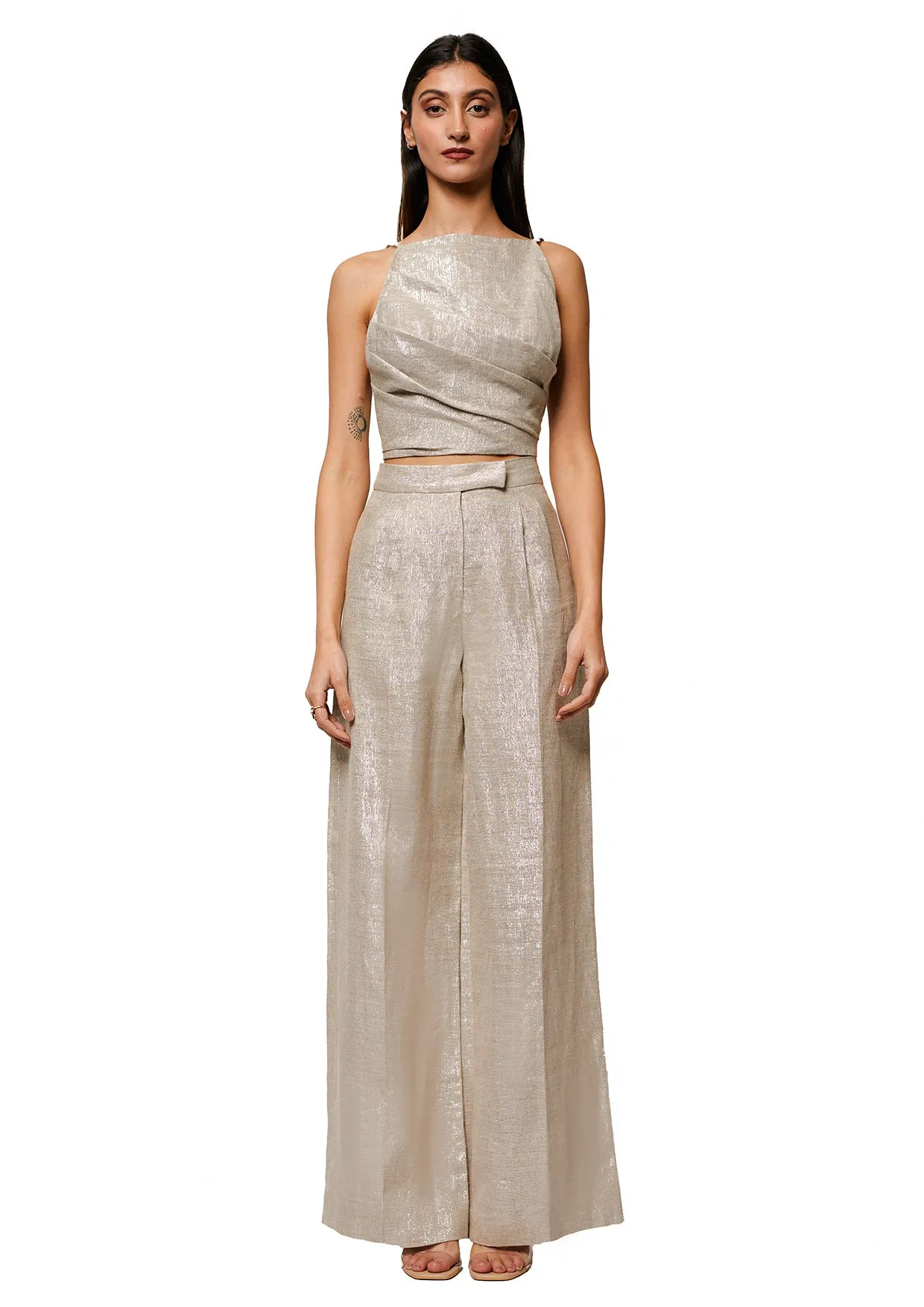 Willow Wide-Leg Linen Trousers