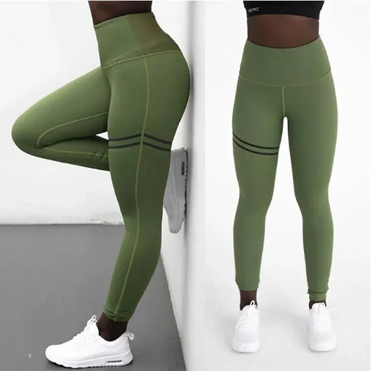 Womens custom gym fitness yoga pants bulk femme cheap leggings